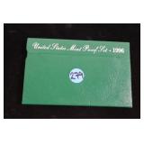 United States Mint  Proof Set - 1996