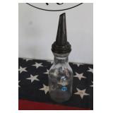 1 Quart Glass Motor Oil Bottle