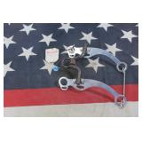 Vintage Aluminum Western Curb Horse Bit