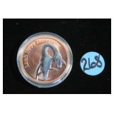 1 oz .999 Fine Copper - "Loch Ness Monster"