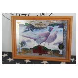 Old Milwaukee - "The Pheasant" Beer Mirror
