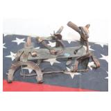 Hand Made Copper  / Steel Cowboy Sculpture