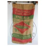 Burlap Pea Bag