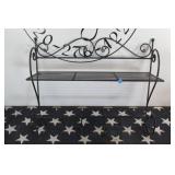Wrought Iron Wall Shelf / Organizer