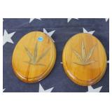Pot Leaf on Wooden Plaques