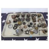 Antique Carbide Mining Lamp Parts Lot