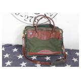 Orvis Battenkill Green and Leather Briefcase