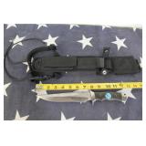 Fixed Knife w/ Sheathe / Double Leg Strap -MLR Tac