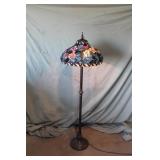 Tiffany Style Victorian Design Bronze Floor Lamp