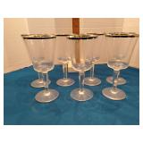Lenox crystal water goblets