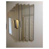 Large hanging wall mirror