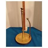 Metal paper towel holder