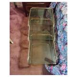 Metal and glass nesting tables