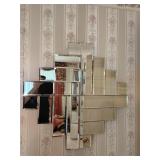 Large hanging wall mirror