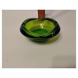 Viking glass Sommerso style ashtray