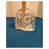 Lenox crystal azar swirl clock holder