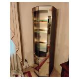 Henredon mirrored glass display cabinet