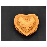 Ceramic floral trinket box