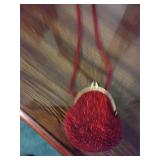 Beaded coin purse w/ beaded strap