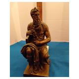 Michelangelo's Moses sculpted figurine