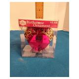 Birthstone ornament, July