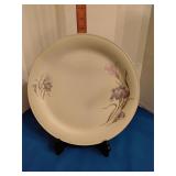 China Pearl Orchid pattern stoneware large plate