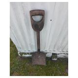 Antique flat edge shovel