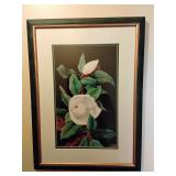 Framed magnolia print