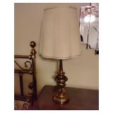 Brass table lamp