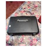 Panasonic camcorder in carrying case
