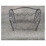 Metal wine rack