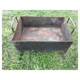 Iron metal pan w/ handles