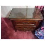 Hickory manufacturing co. 2 drawer nightstand