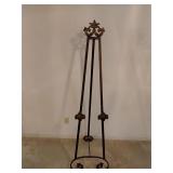 Metal ornate easel