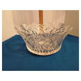Lead crystal serving bowl, Cristal D'Arques-Durand