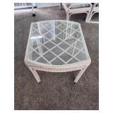 Benchcraft glass top side table
