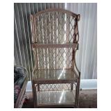 Benchcraft rattan baker's rack/bar