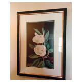 Framed magnolia print