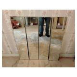 4 Wall mounted mirrors