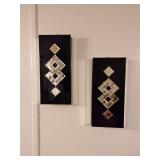 Mirrored wall art