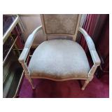 French provincial accent chair