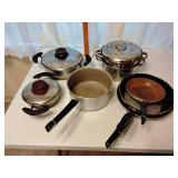 Misc pots, pans, cookware lot