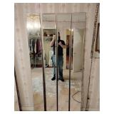 4 wall mounted mirrors