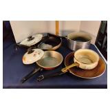Pots & pans box lot