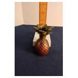 Brass pineapple candle stick holder