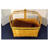 Longaberger double handle basket