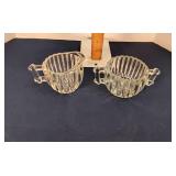 Jeanette glass sugar and creamer