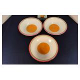 Longaberger melamine sunny day bowl yellow