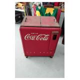 Coca Cola cooler ice chest vintage 1940s