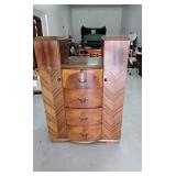 Art deco waterfall chifforobe